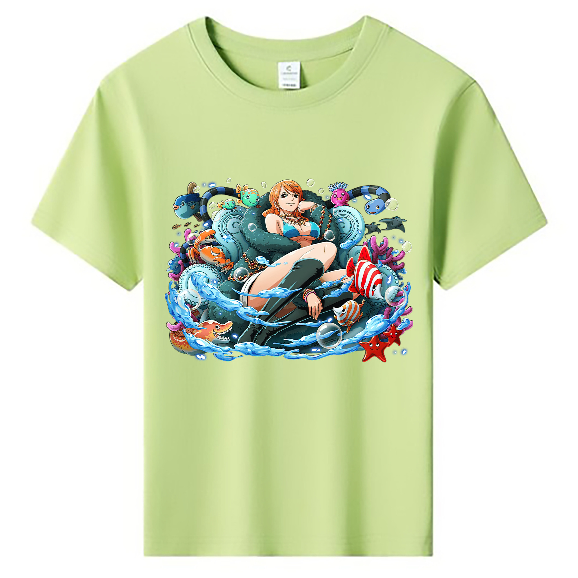 ワンピース ナミ ONE PIECE Nami 綿100％キッズTシャツ（フロントプリント）
